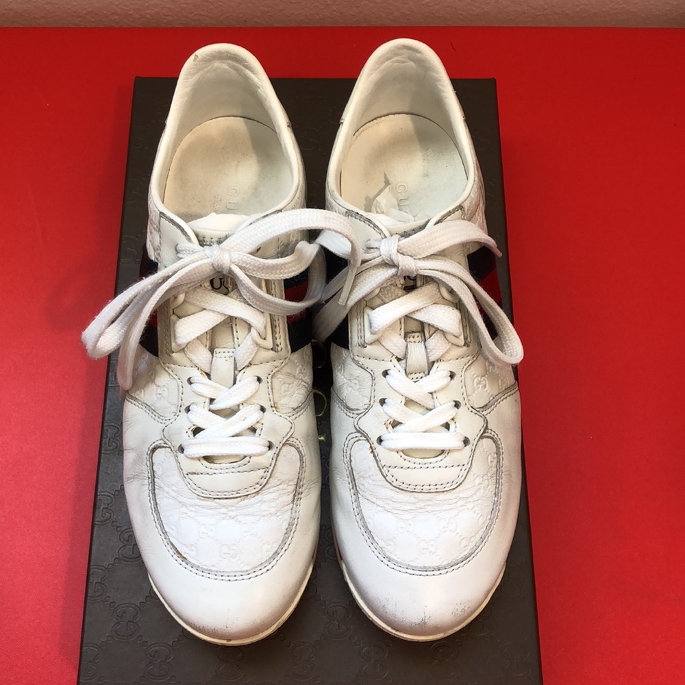 Gucci Leather Sneakers - Picture 2 of 11
